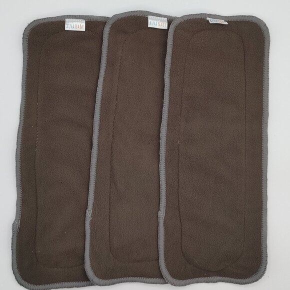 ALVABABY Baby Cloth Diapers 4 Pack with 3 Inserts One Size Adjustable - Picture 2 of 4